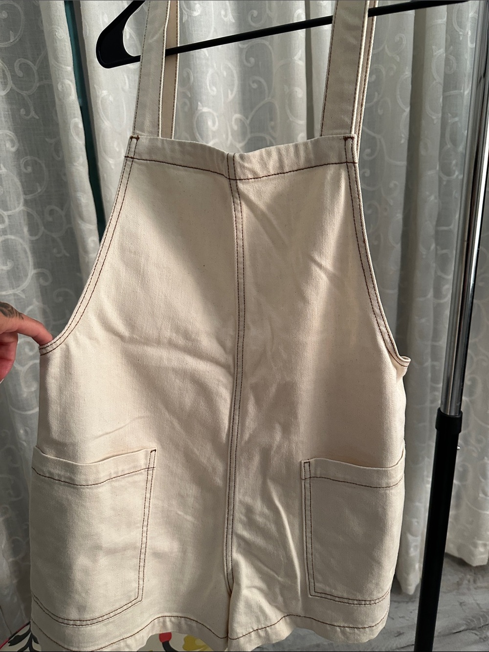 Aerie Denim Shortalls